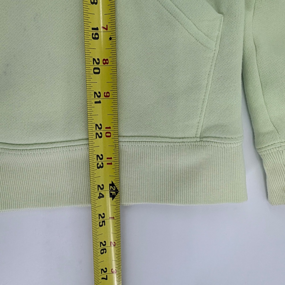 Carhartt Hoodie Kids XL 18-20 Lime Green Blue Logo Graphic Sweatshirt Pullover - Picture 7 of 7